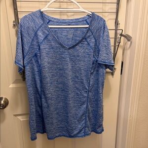 Livi Active Heathered Blue Short Sleeve Tee